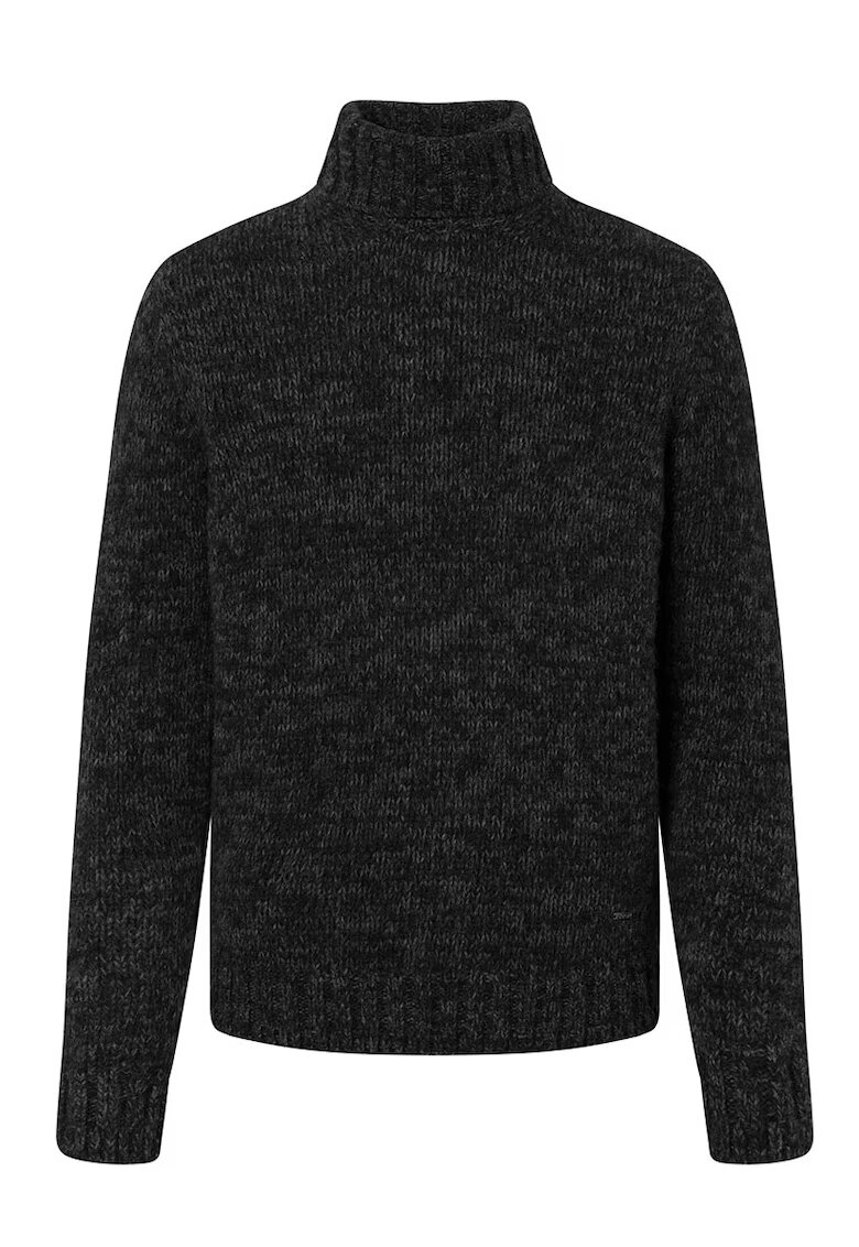 Joop Pulover din tricot cu guler inalt JP1 - Черен