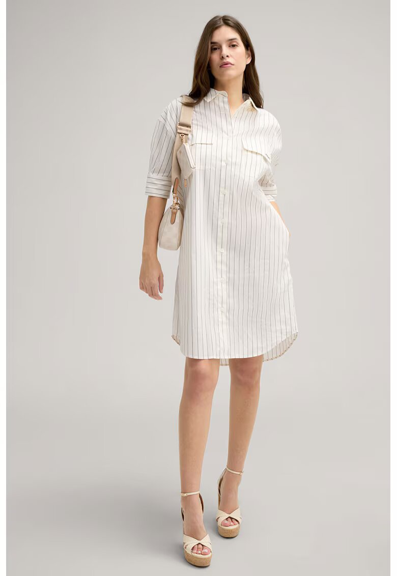 Joop Striped Shirtdress - Бял