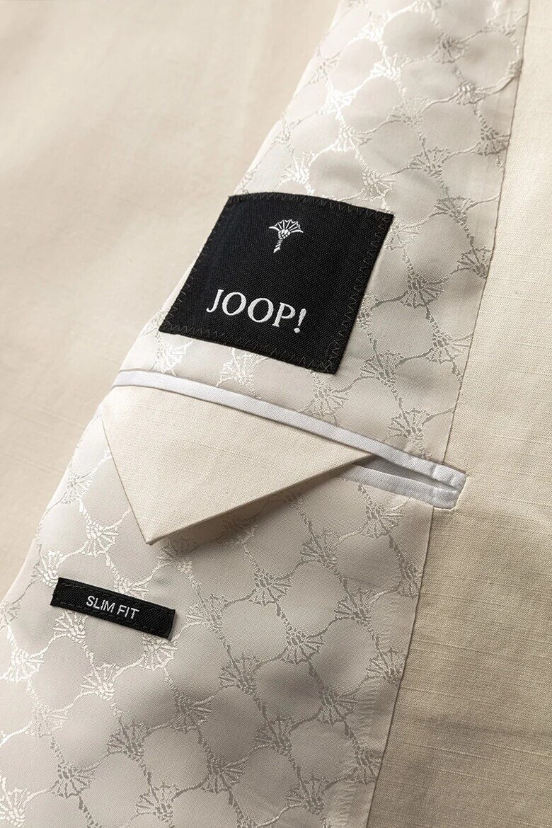 Joop Вталено сако regular fit с едноредно закопчаване и игла с флорален детайл