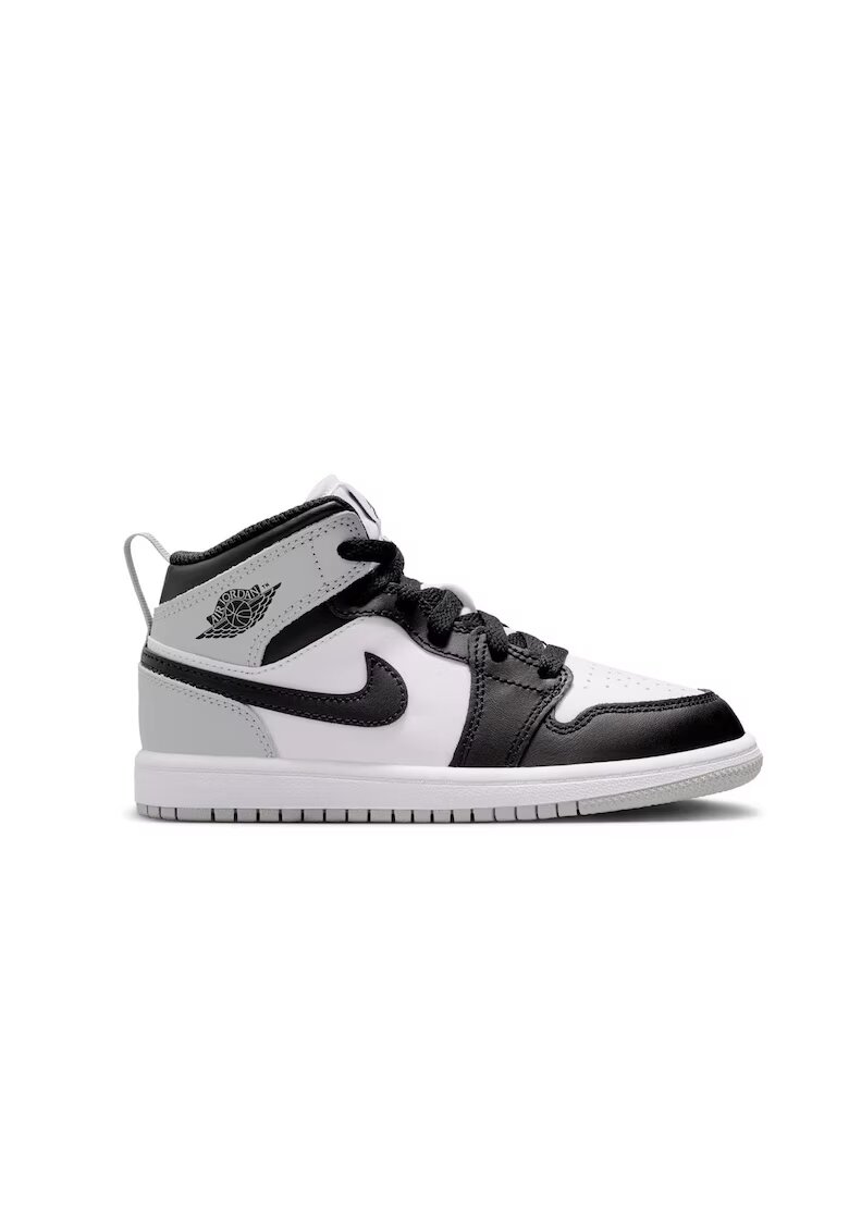 Jordan Маратонки 1 Mid PS 52395 - Бял/Черен/Сив