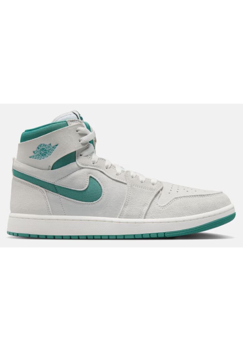 Jordan Мъжки спортни обувки Air 1 Zoom CMFT 2 - велур - пяна Formula 23 - бяло/зелено