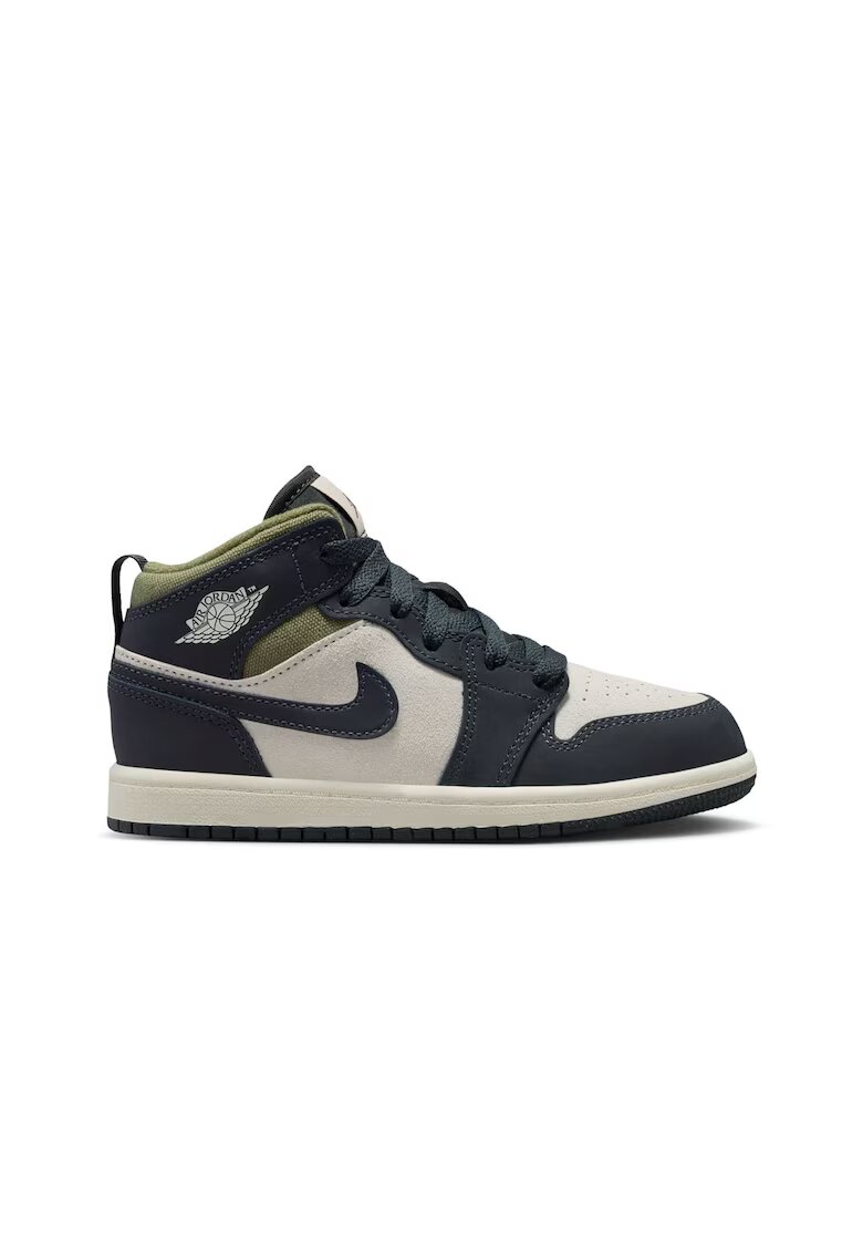 Jordan Спортни обувки 1 Mid SE PS 52718 - Черен/Бежов