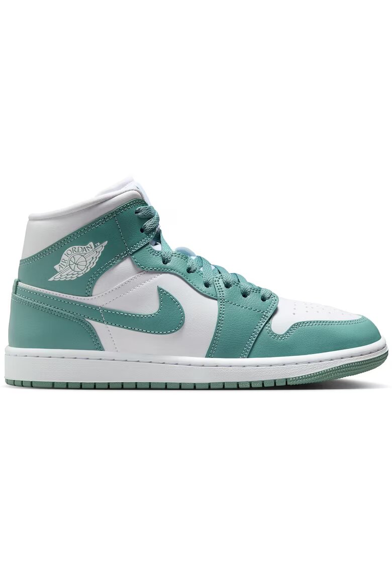 Jordan Спортни обувки Air 1 Mid - - Бял/Тюркоаз