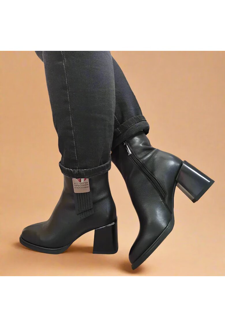 Jose Simon Елегантни дамски боти K2086-122 Black - Черни