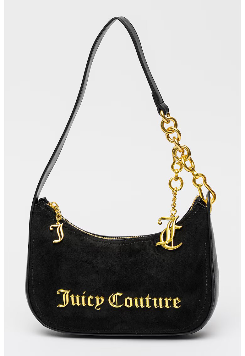 Juicy Couture Чанта за рамо Jasmine от еко велур с лого