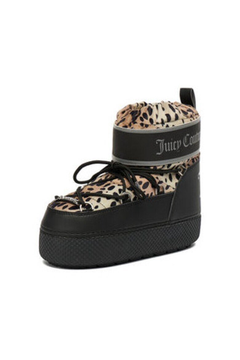 Juicy Couture Дамски ботуши кръгли пластмасови кафяви