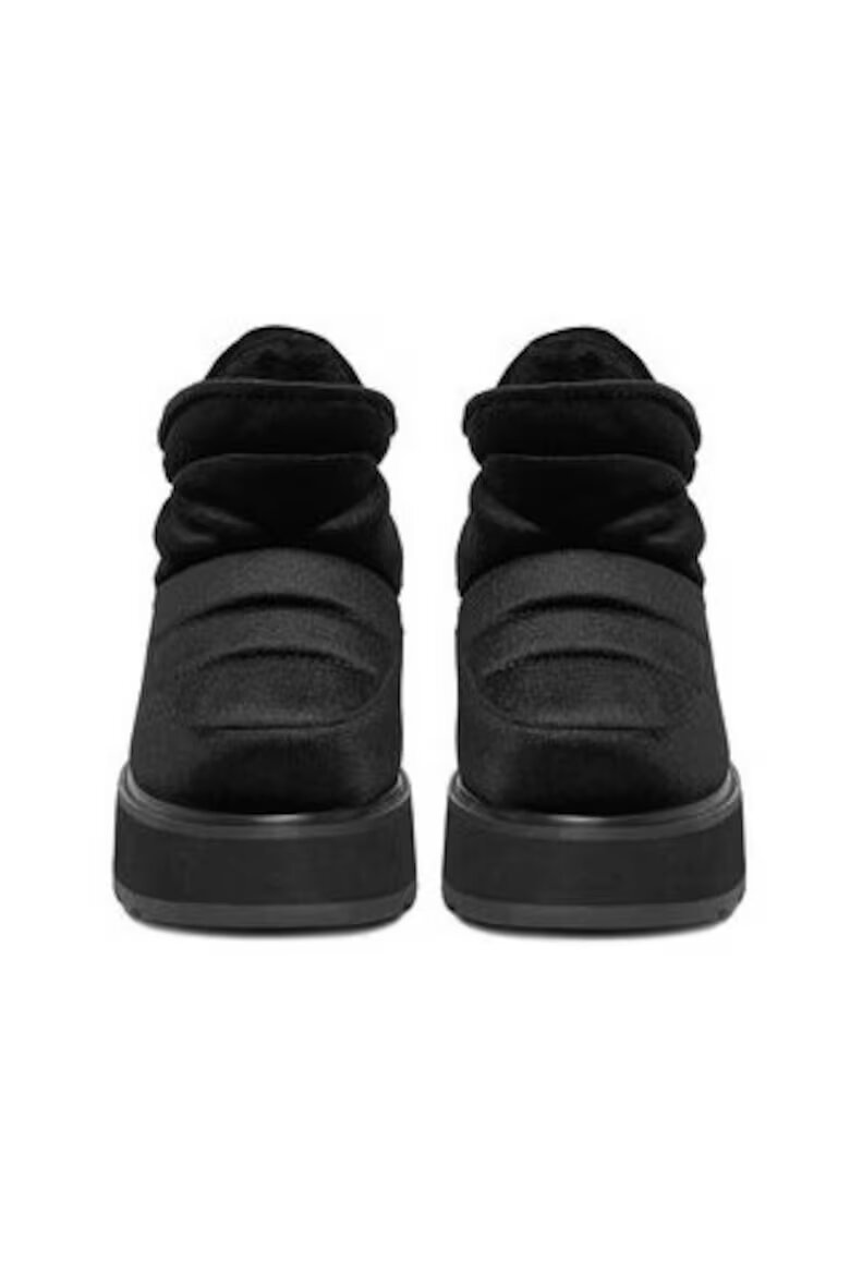 Juicy Couture Дамски ботуши тип слип-он с ластични ленти черен пластмасов материал