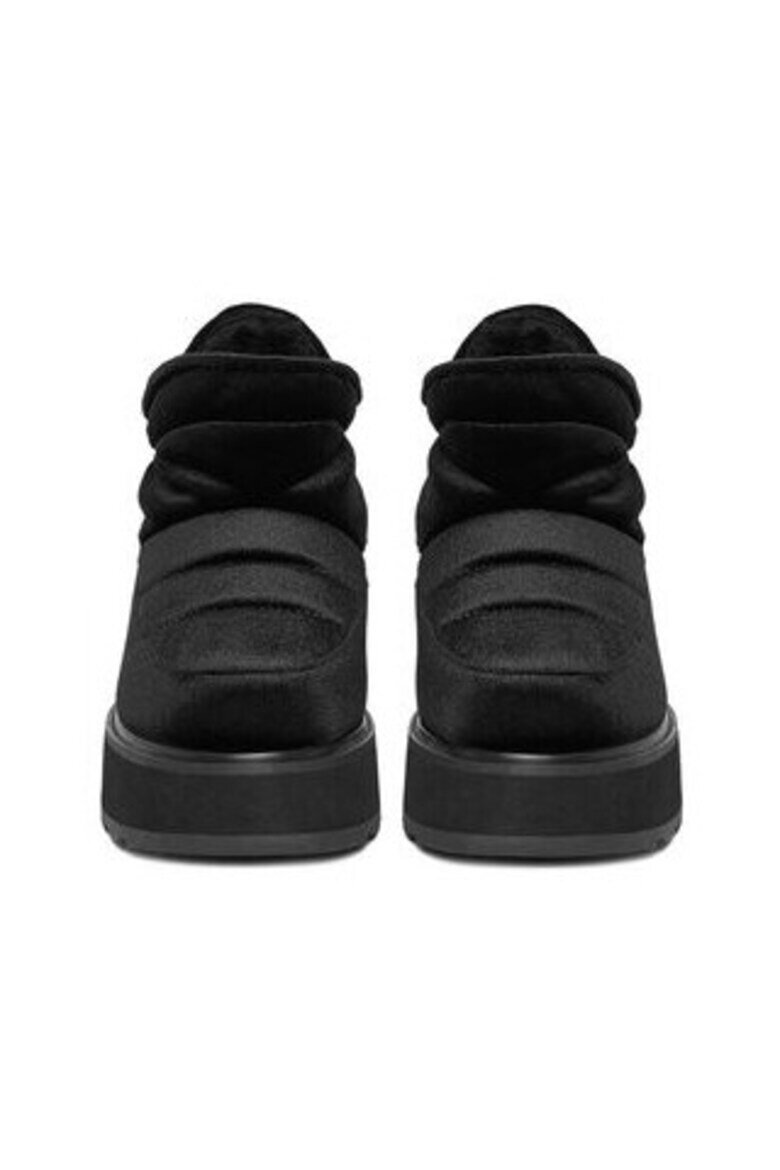 Juicy Couture Дамски ботуши тип слип-он с ластични ленти черен пластмасов материал