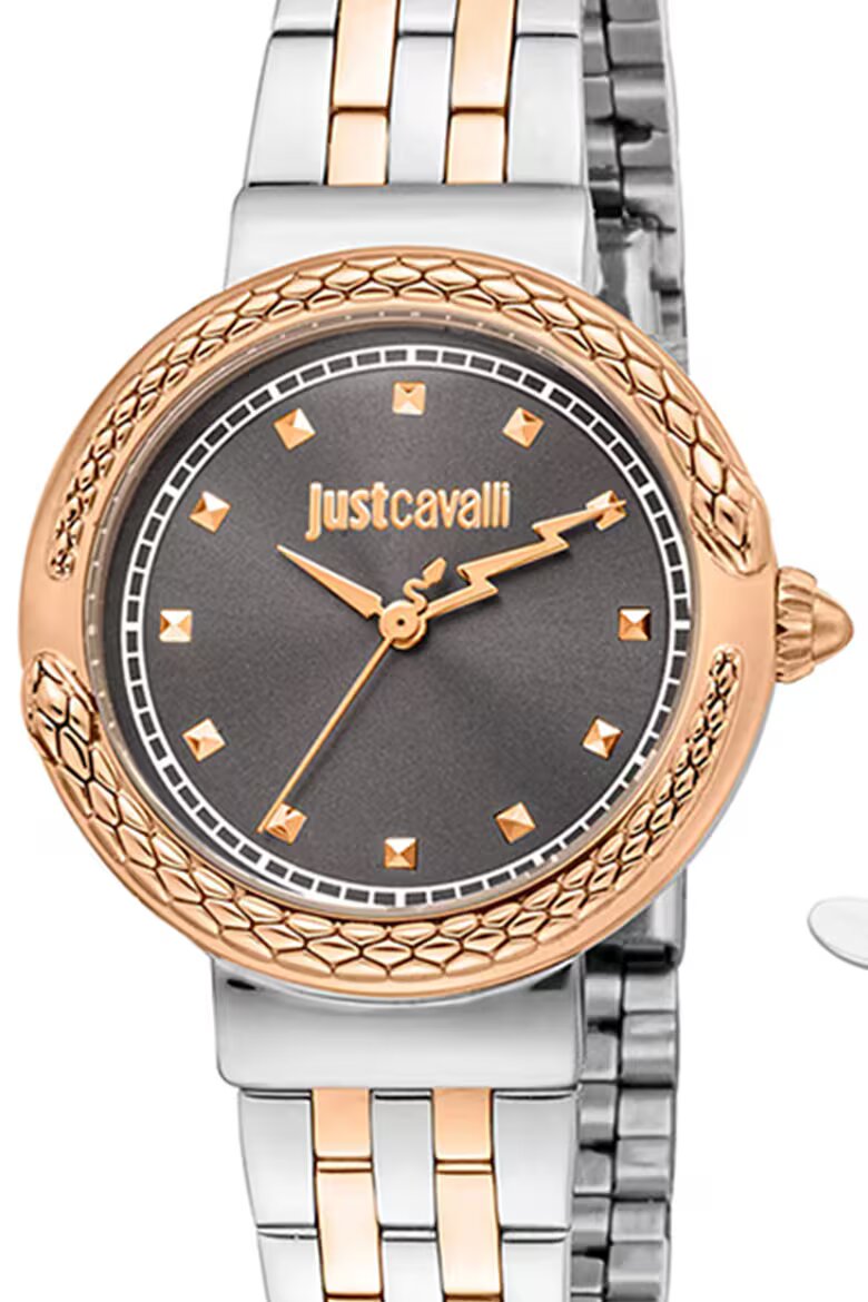 JUST CAVALLI Часовник и гривна от неръждаема стомана