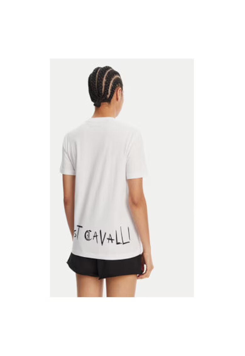 JUST CAVALLI Дамска тениска 78PAHT04 CJ500 - Памук -