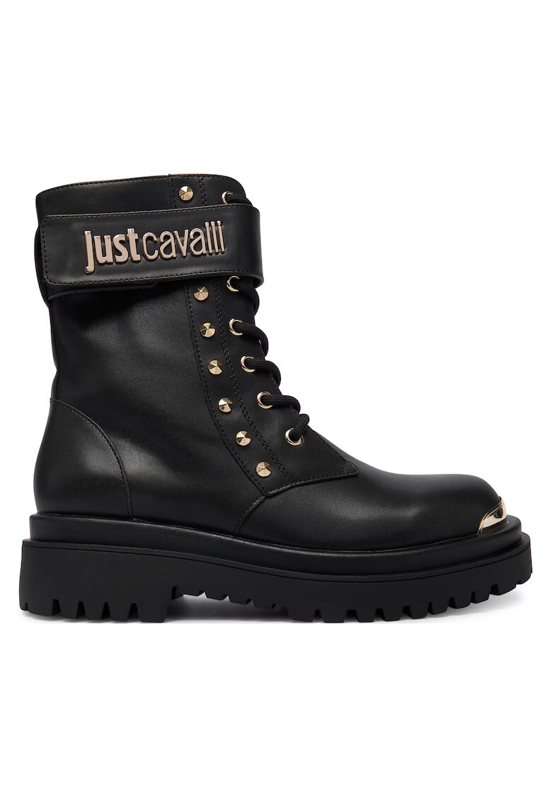 JUST CAVALLI Дамски ботуши - трапери - екологични - черни - 37