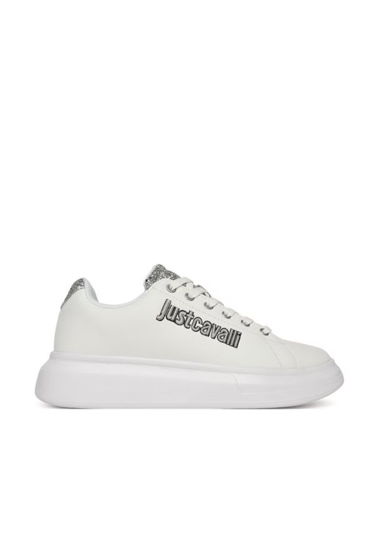 JUST CAVALLI Дамски кецове 003 79RA3SB3 ZPB46 - бели - естествена кожа