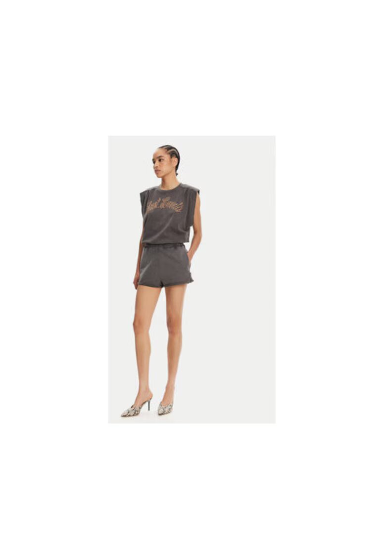 JUST CAVALLI Дамски спортни шорти 78PADE10 CFW11 - Памук -