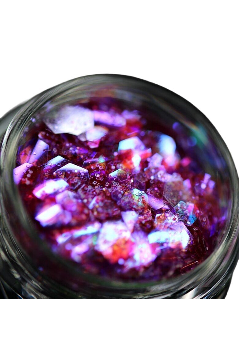 KAJOL Beauty Козметичен брокат PK135 блестяща пудра лилава 1 г