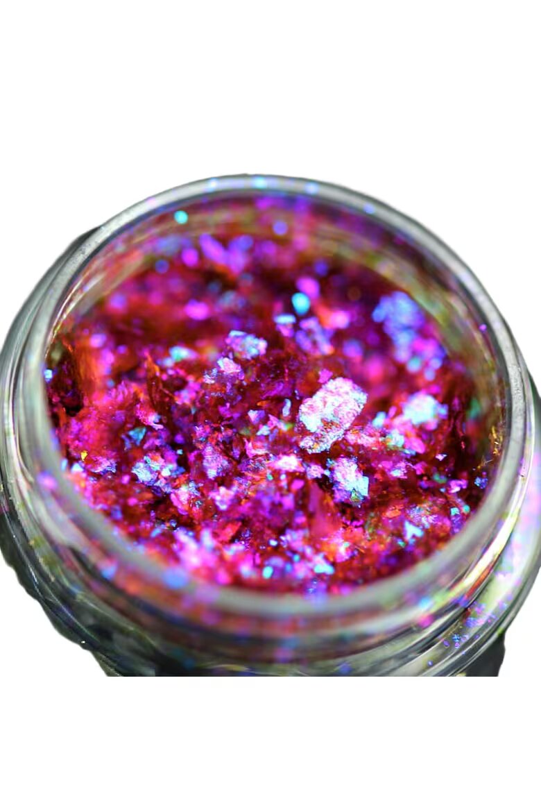 KAJOL Beauty PK124 пигмент с брокат блясък многоцветен компактна пудра