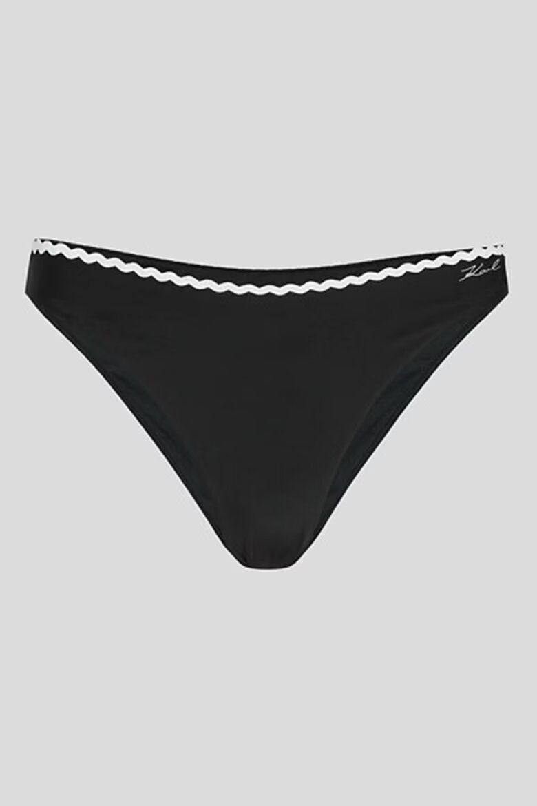 Karl Lagerfeld Бикини тип бразилиана Бял/Черен