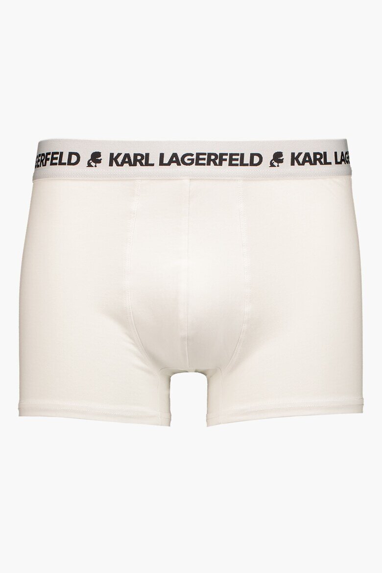 Karl Lagerfeld Боксерки с органичен памук - 3 чифта Бял/Черен/Тъмносин