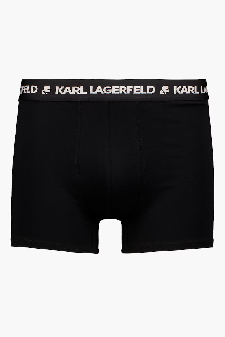 Karl Lagerfeld Боксерки с органичен памук - 3 чифта Бял/Черен/Тъмносин