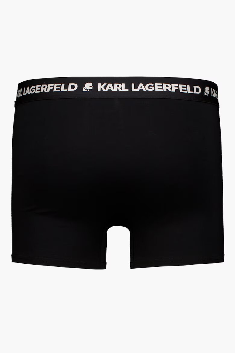 Karl Lagerfeld Боксерки с органичен памук - 3 чифта Бял/Черен/Тъмносин