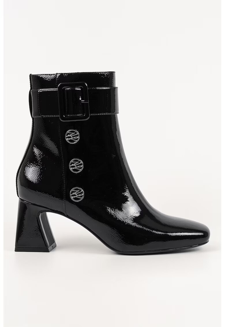 Karl Lagerfeld Ботинки с лого и масивен ток
