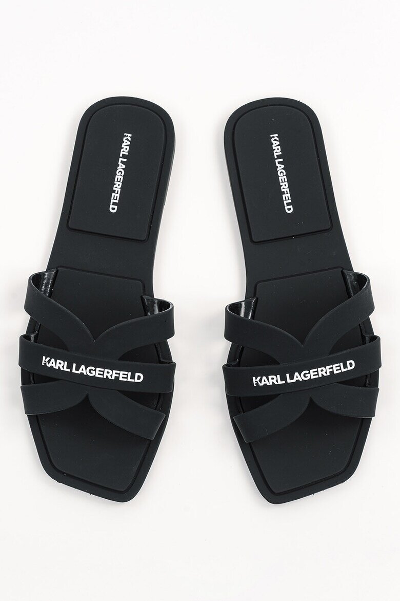 Karl Lagerfeld Чехли с лого Черен