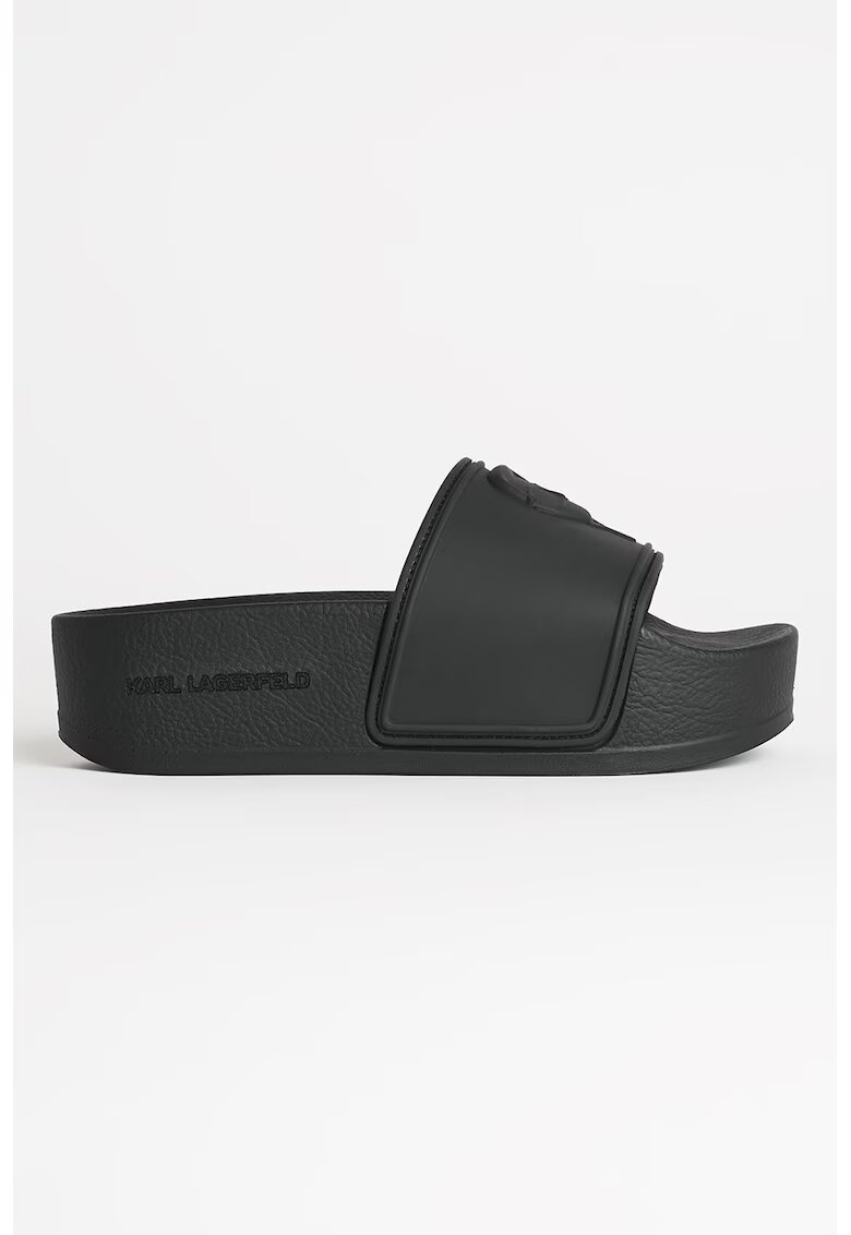 Karl Lagerfeld Чехли с лого и платформа