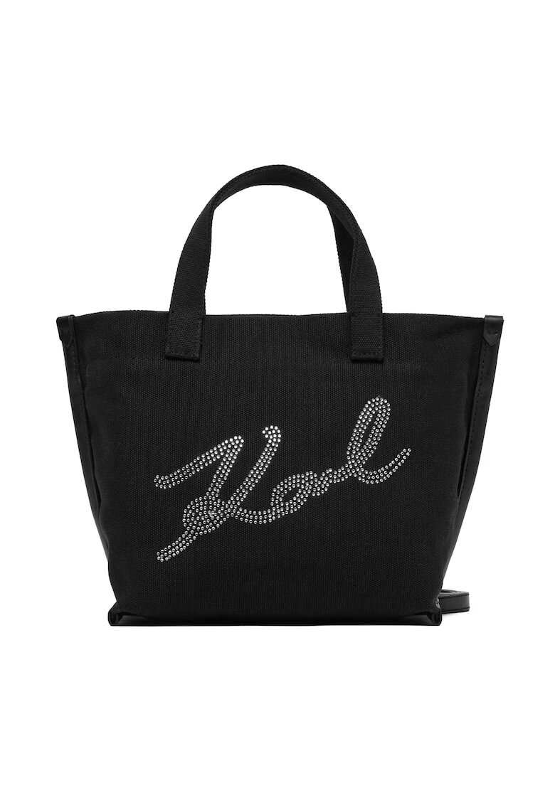 Karl Lagerfeld Дамска чанта Black Embellishment - 1RC B1W50027 - неопределени размери