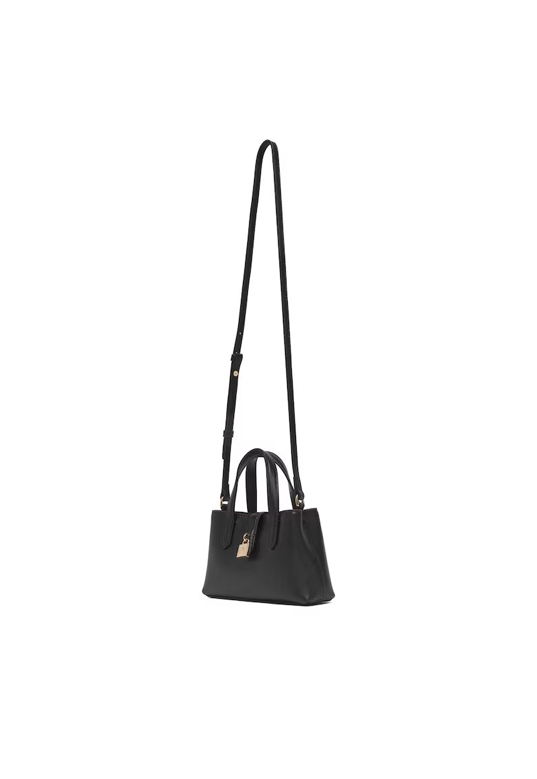 Karl Lagerfeld Дамска чанта черна/златна - от естествена кожа - модел 992 B1W32027