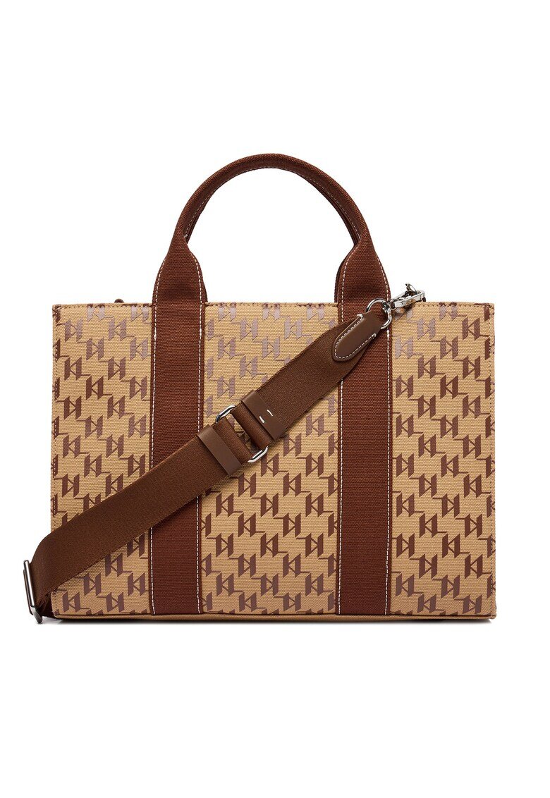 Karl Lagerfeld Дамска чанта Monogram Nougat Brown 2LO