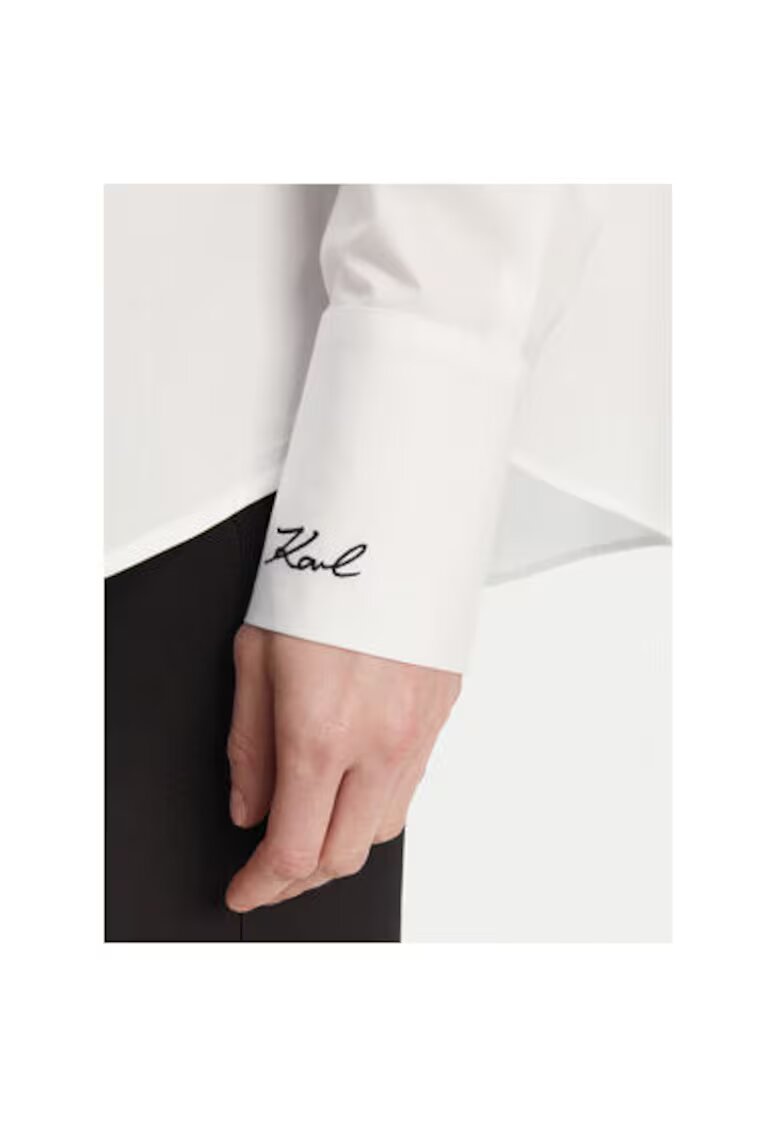 Karl Lagerfeld Дамска риза A2W11011 - Органичен памук - Бяла