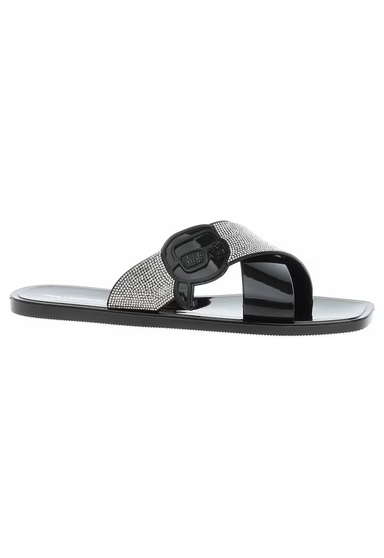 Karl Lagerfeld Дамски чехли KL80004S V0S - черни