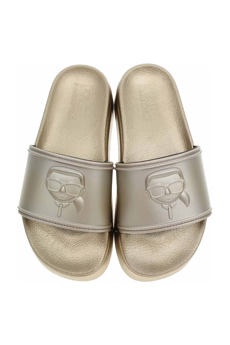 Karl Lagerfeld Дамски чехли KL88819 VGD златисти Златист
