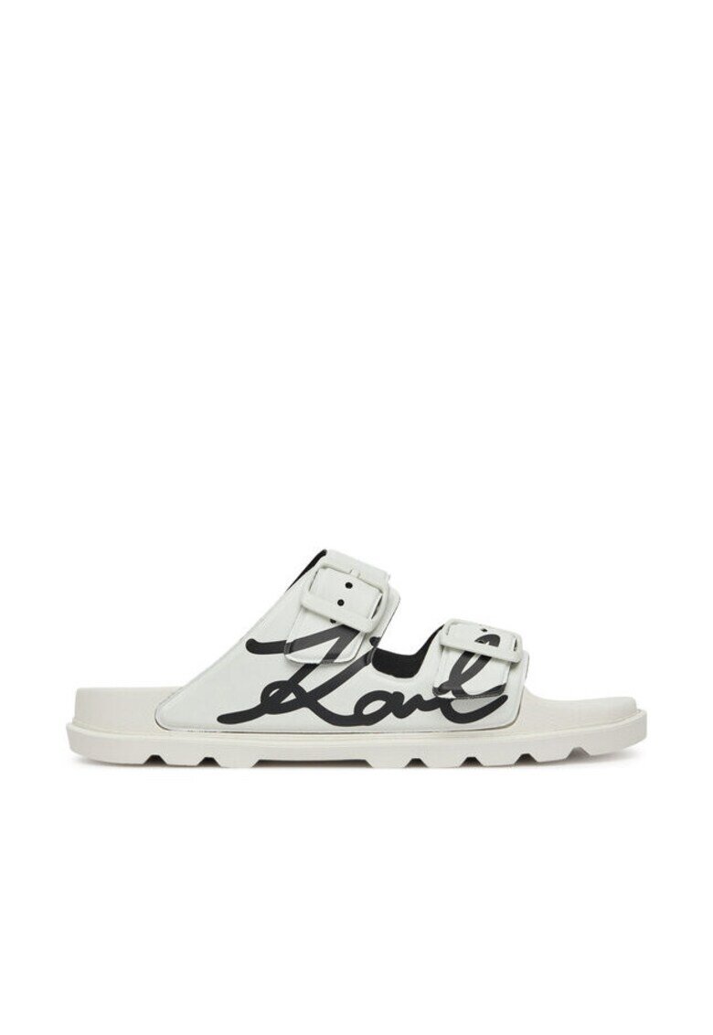 Karl Lagerfeld Дамски джапанки - KL80972 - Синтетика - Бели