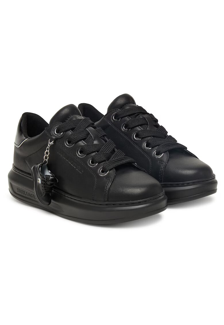 Karl Lagerfeld Дамски кецове KL62519E - черни - естествена кожа
