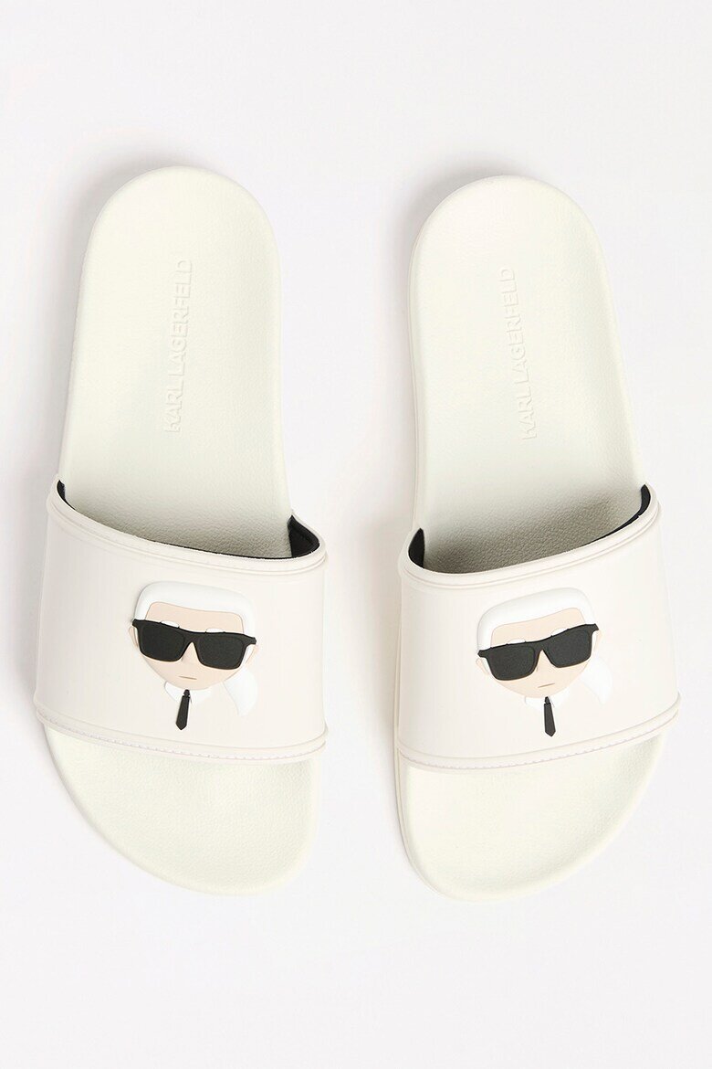 Karl Lagerfeld Домашни пантофи Karl NFT Мръснобял