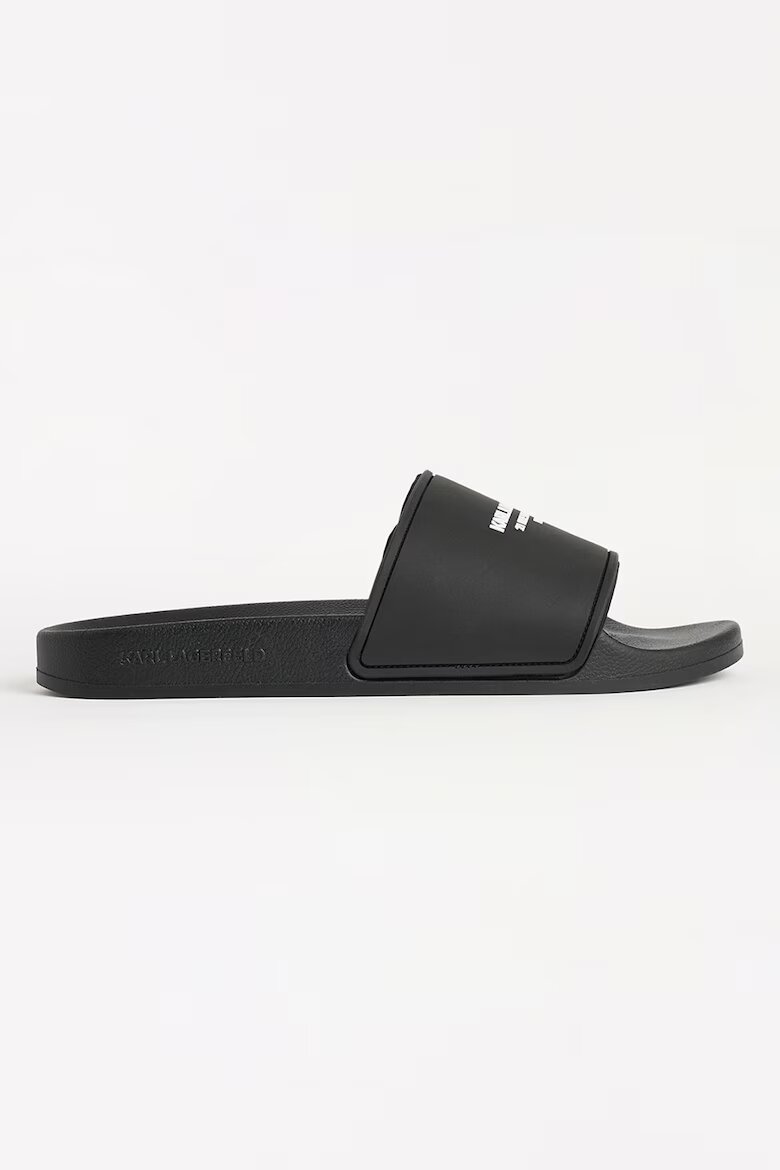 Karl Lagerfeld Домашни пантофи с лого Черен