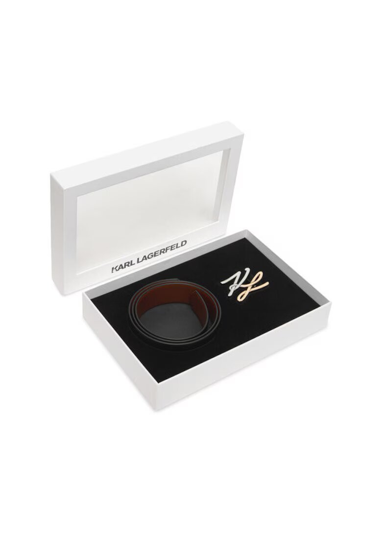 Karl Lagerfeld естествена кожа Black 999 дамски колан жена Black 999 B1W33044 дамски