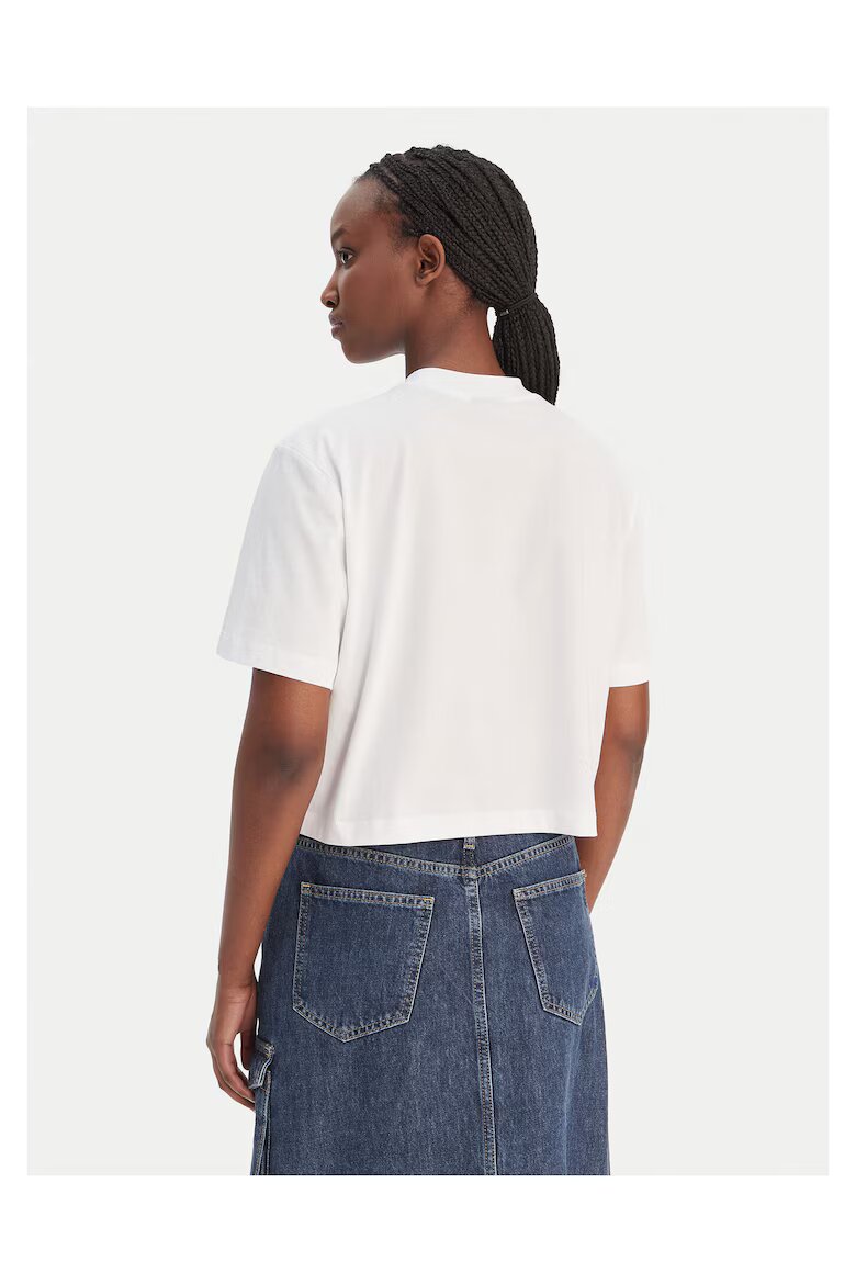 KARL LAGERFELD JEANS Дамска тениска памук бяла
