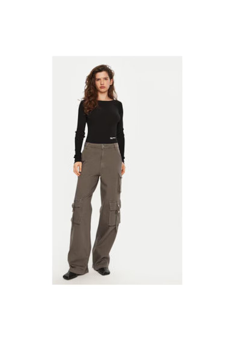 KARL LAGERFELD JEANS Дамско боди - 304583223 - Вискоза/Полиамид -