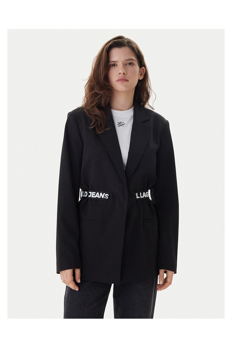 KARL LAGERFELD JEANS Дамско сако черно Черен