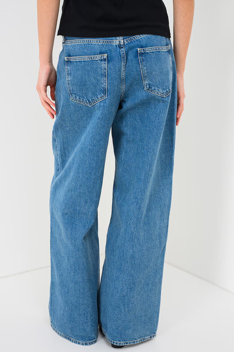 KARL LAGERFELD JEANS Дънки с широк крачол Прашно синьо