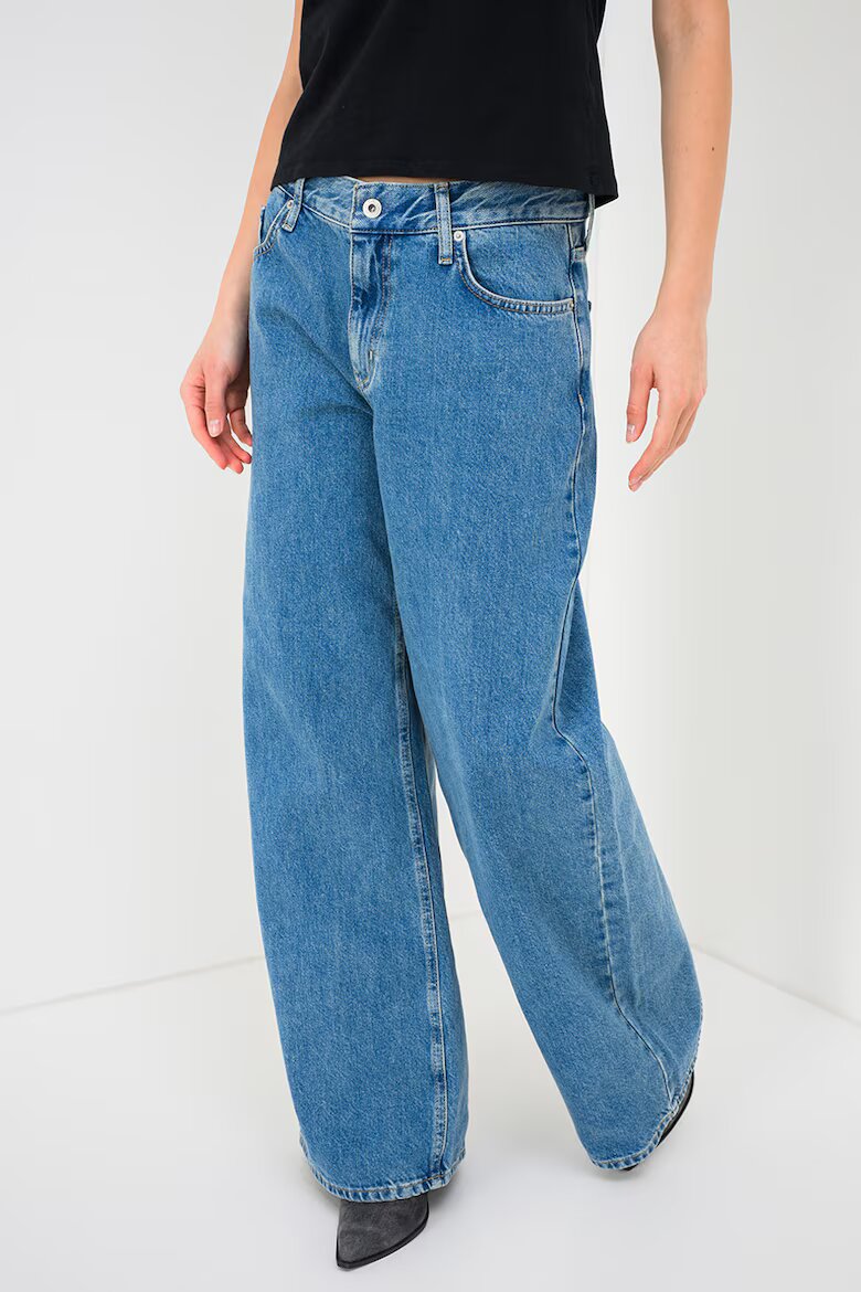 KARL LAGERFELD JEANS Дънки с широк крачол Прашно синьо