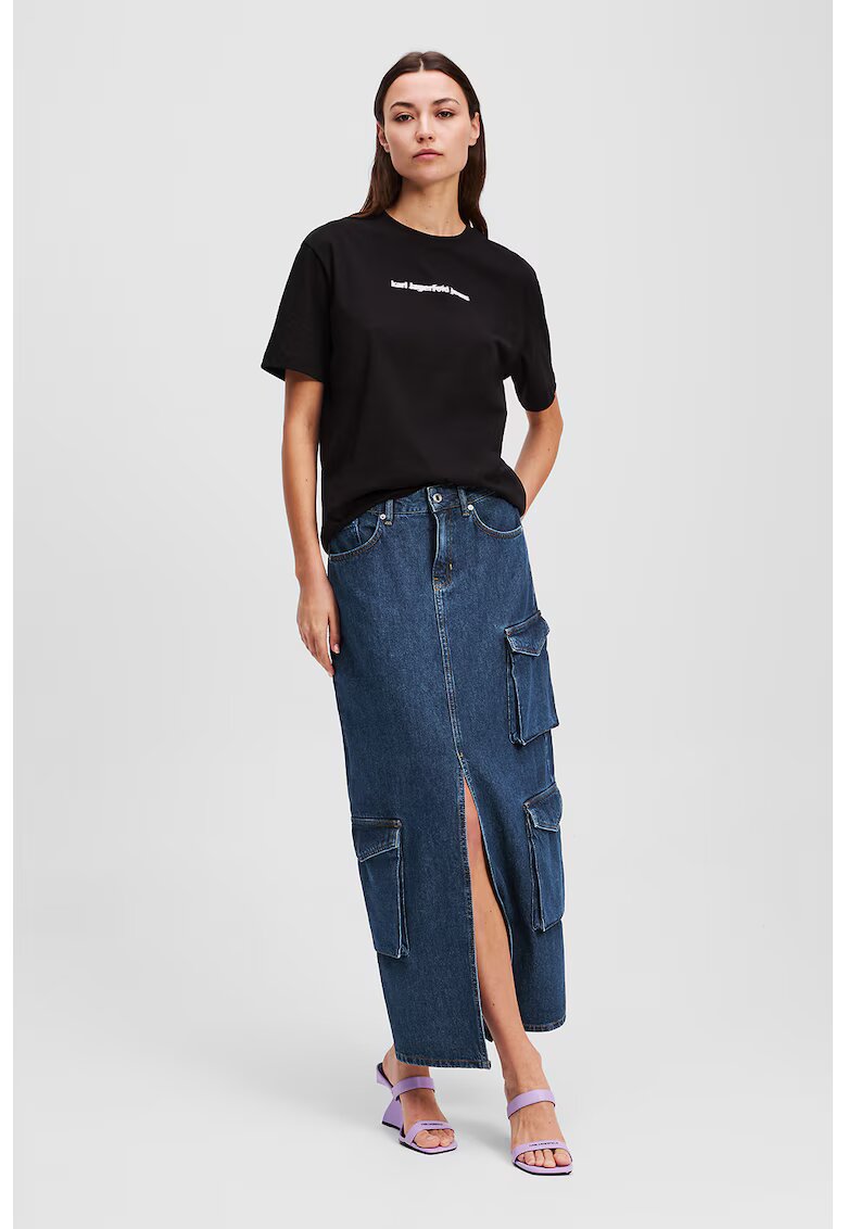 KARL LAGERFELD JEANS Дънкова пола с джобове