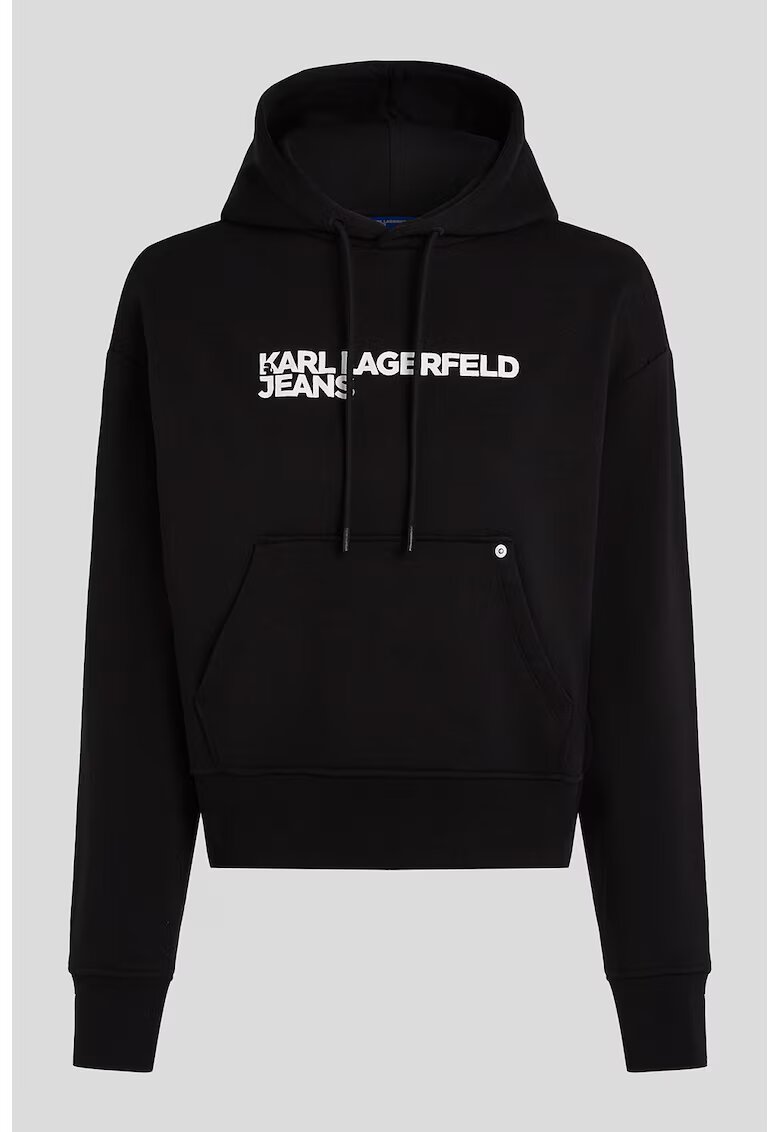 KARL LAGERFELD JEANS Худи с органичен памук с лого