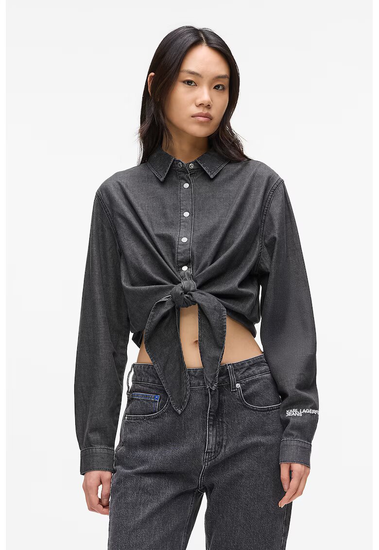 KARL LAGERFELD JEANS Къса риза с връзки