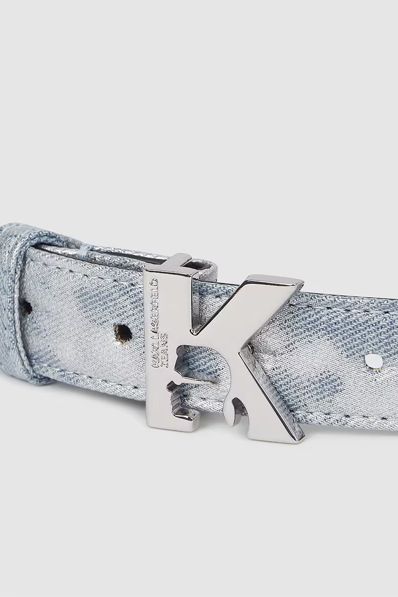 KARL LAGERFELD JEANS Колан с монограм Бледо синьо