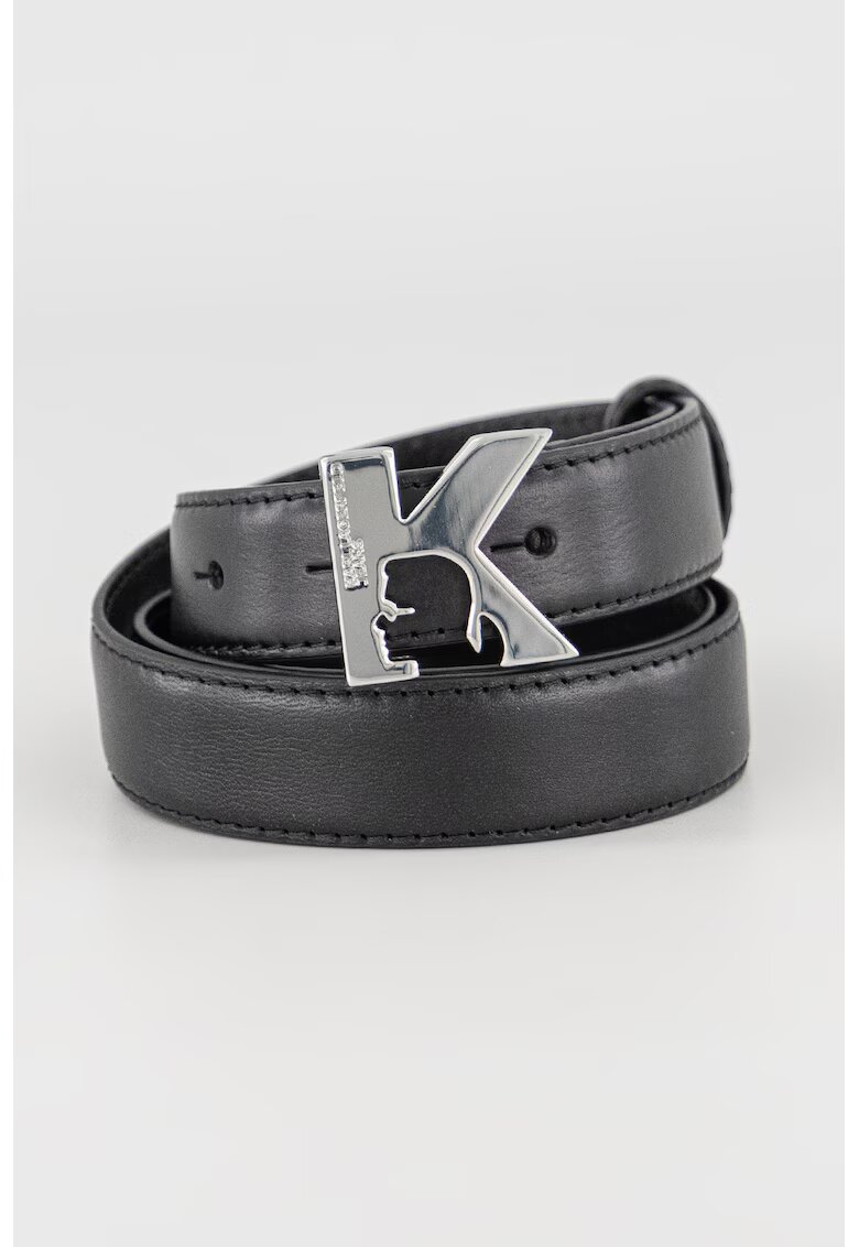 KARL LAGERFELD JEANS Кожен колан с тока с игла и монограм