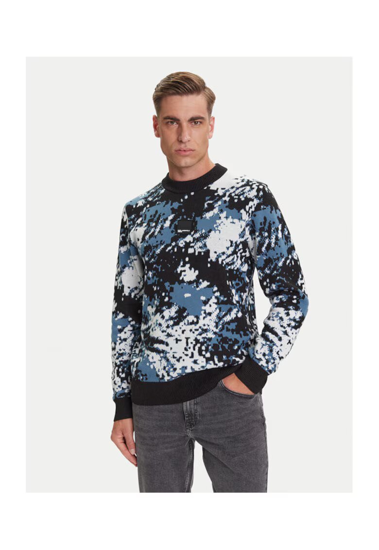 KARL LAGERFELD JEANS Мъжки пуловер цветен