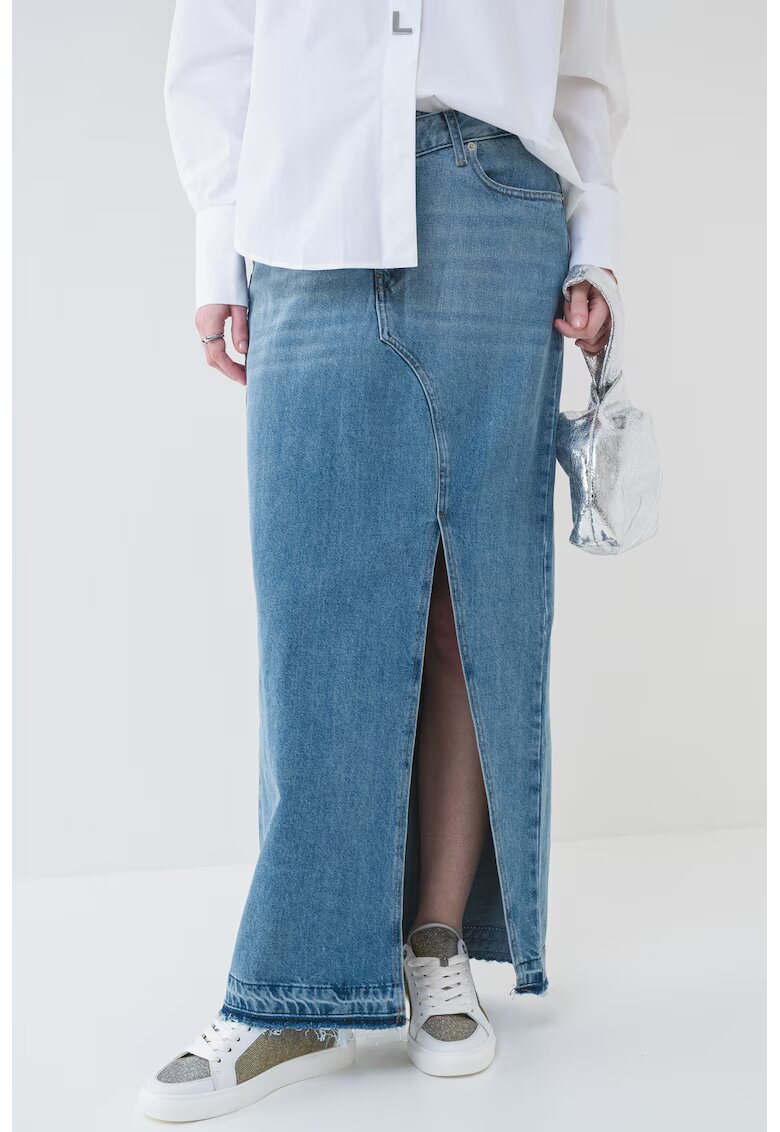 KARL LAGERFELD JEANS Миди пола от деним