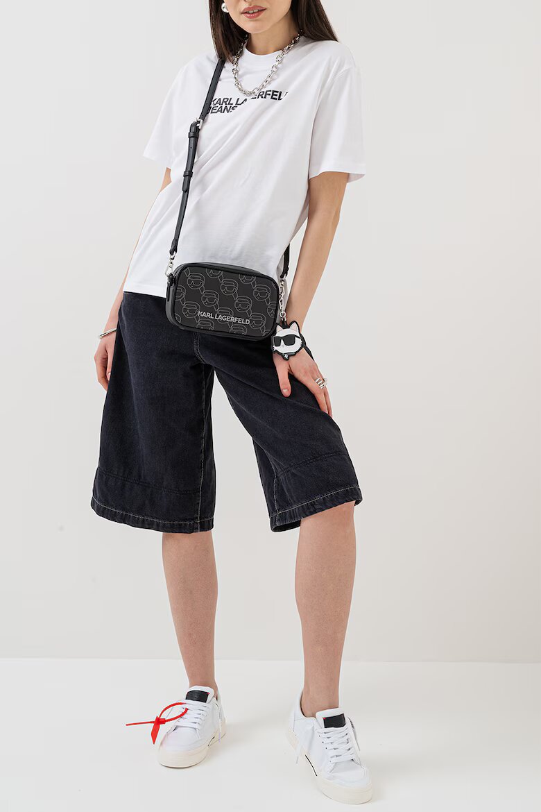 KARL LAGERFELD JEANS Памучна тениска Бял